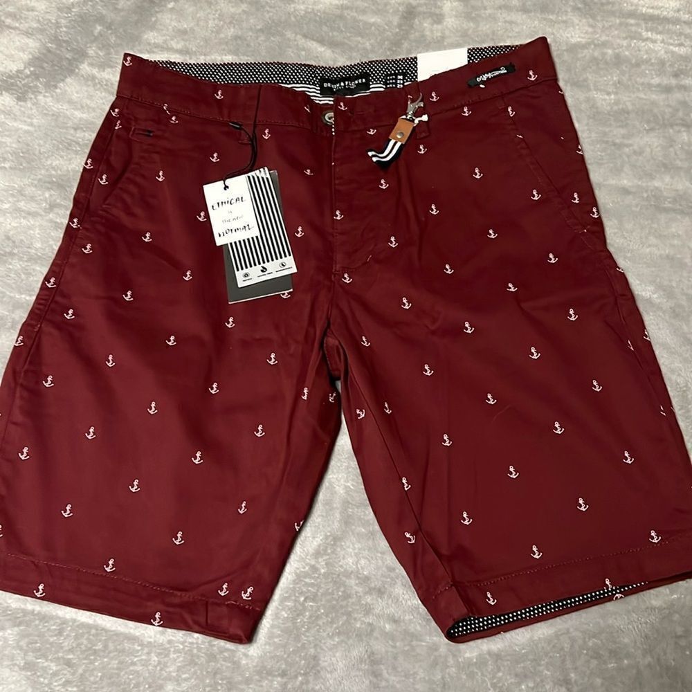 Denim & Flower Women’s Shorts with Anchors